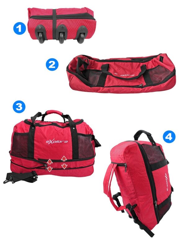 Maleta Enrollable Para Cabina - Roja - Image 2